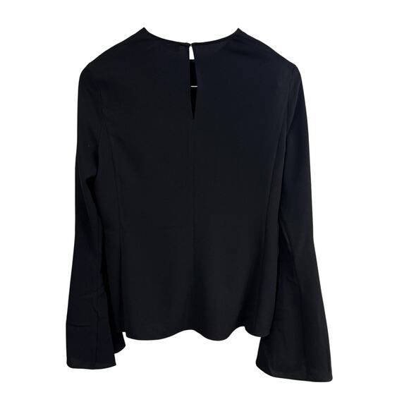 FRAME Flutter Sleeve Crepe Blouse XS - Picture 9 of 12